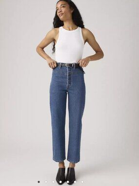 Levi’s Ribcage Western Yoke Women's Straight Leg Jeans 27 x 29